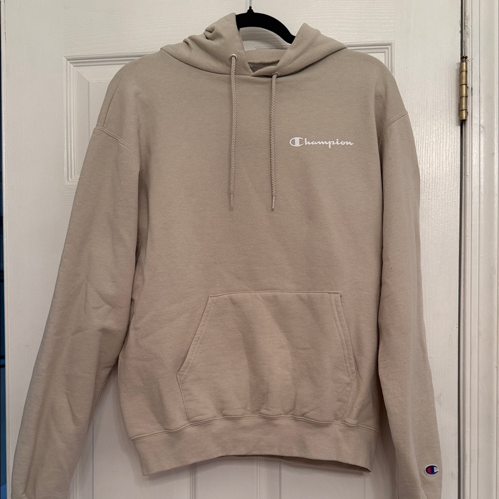 Champion Men's Beige Hoodie